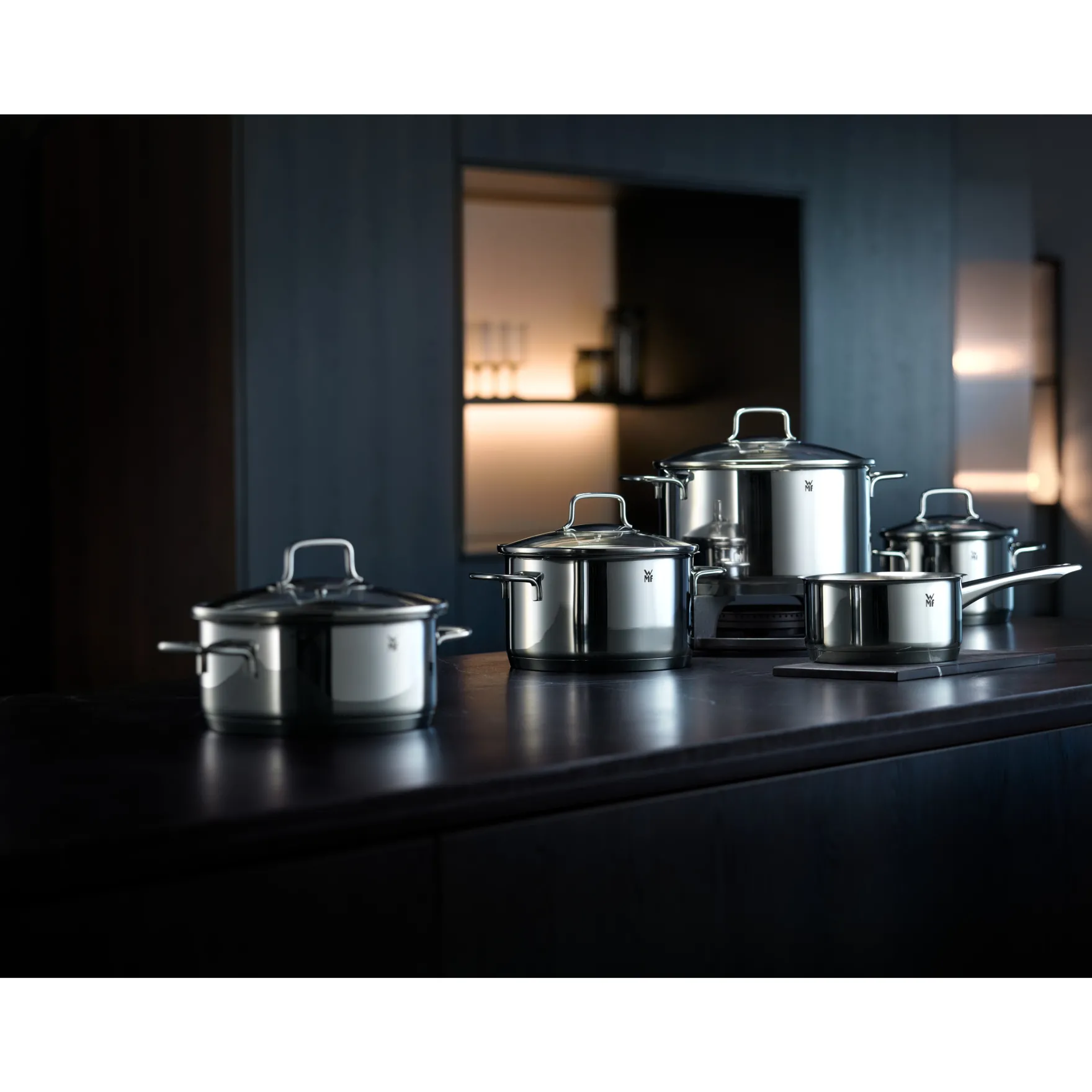 Kochtöpfe|Induktionstöpfe|WMF Astoria Kochtopf mit Deckel, 20 cm