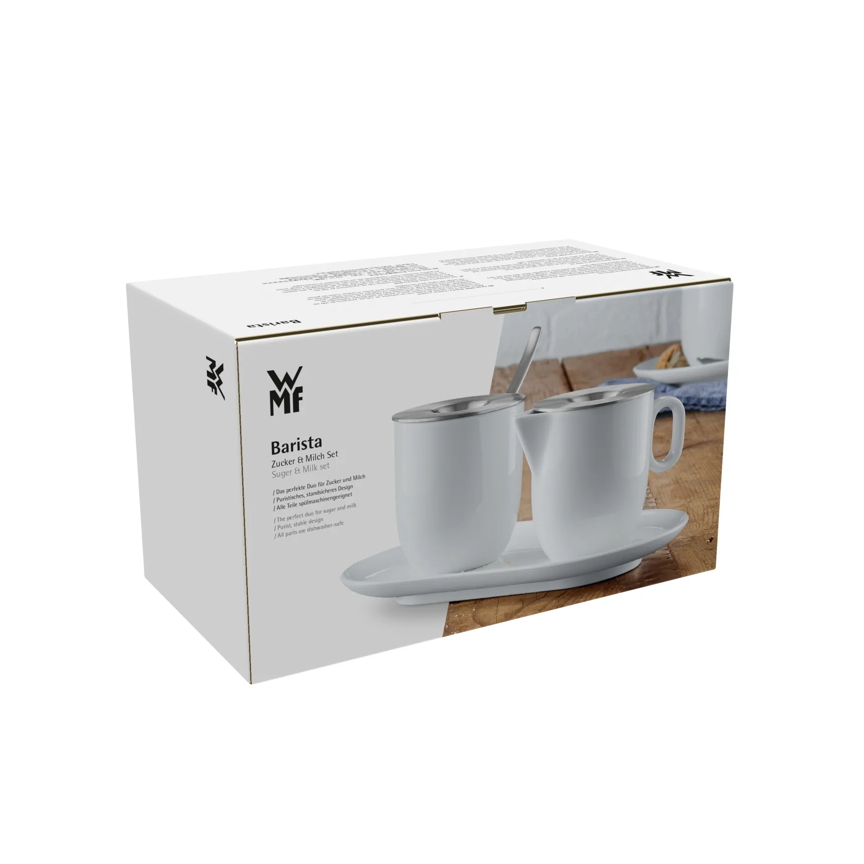 Zuckerstreuer|Zuckerdosen|WMF Barista Zucker & Milch-Set