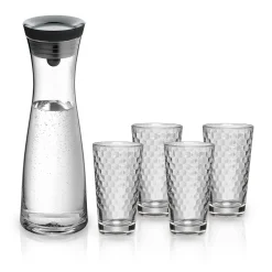 Wassergläser|Karaffen & Dekanter|WMF Basic Set Wasserkaraffe mit 4 Gläsern
