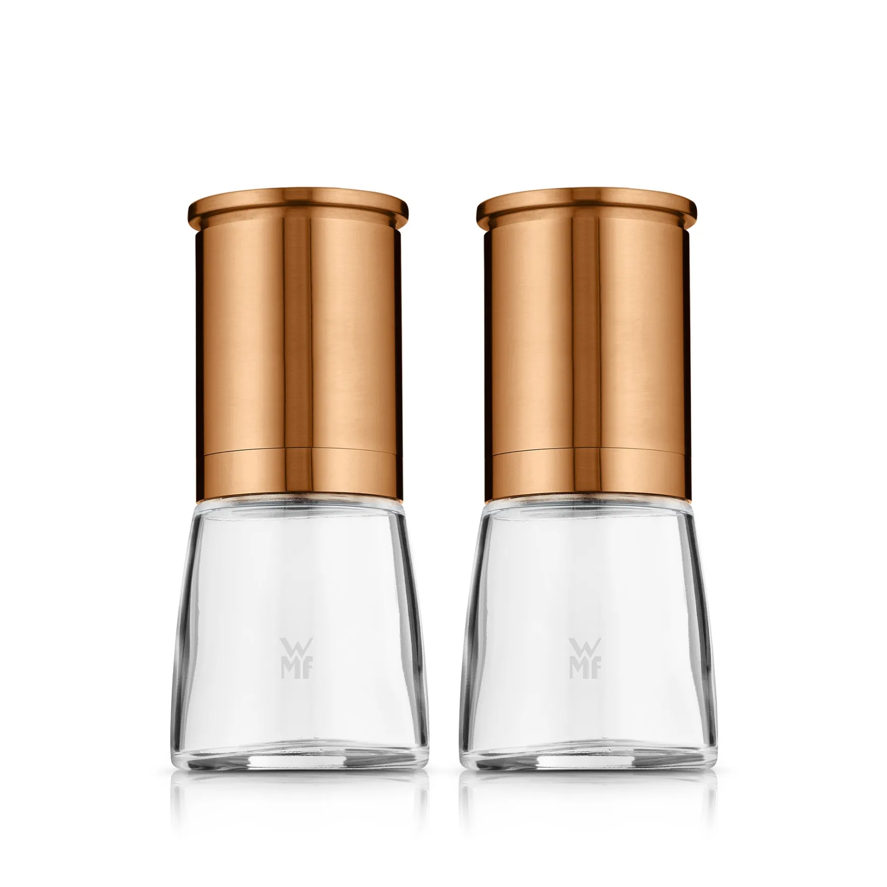 Salz- & Pfeffermühlen|Gewürzmühlen|WMF De Luxe Gewürzmühlen-Set, 2-teilig, Kupfer