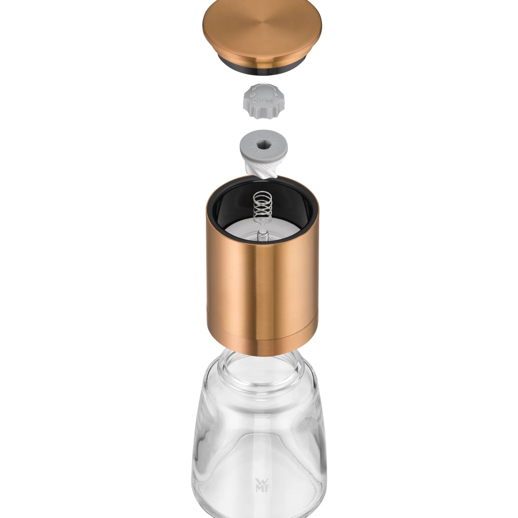 Salz- & Pfeffermühlen|Gewürzmühlen|WMF De Luxe Gewürzmühlen-Set, 2-teilig, Kupfer