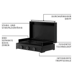 Plancha Grills|WMF Edition One Plancha-Set, 75 cm, Gas