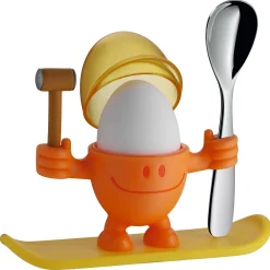 Eierbecher|WMF Eierbecher McEgg mit Löffel, Orange