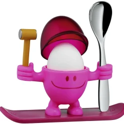 Eierbecher|WMF Eierbecher McEgg mit Löffel, Pink