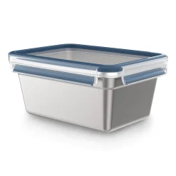 Vorratsdosen|WMF EMSA CLIP & CLOSE Edelstahl Frischhaltedose 2,0 l N11506