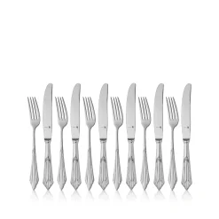 Besteck-Sets|WMF Fächer Dessertbesteck-Set, 12-teilig, Cromargan protect®