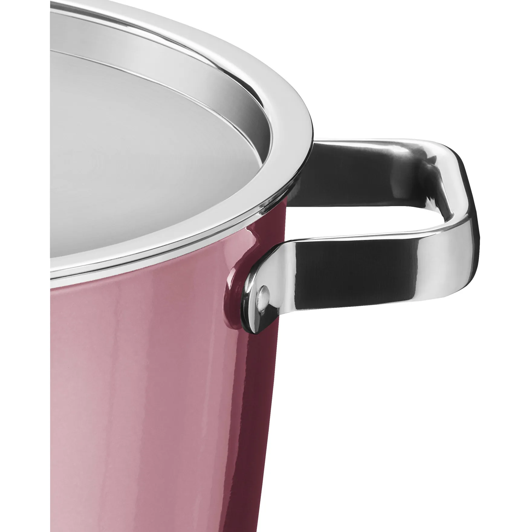 Kochtöpfe|Induktionstöpfe|WMF Fusiontec Aromatic Kochtopf, 24 cm, Rose Quartz