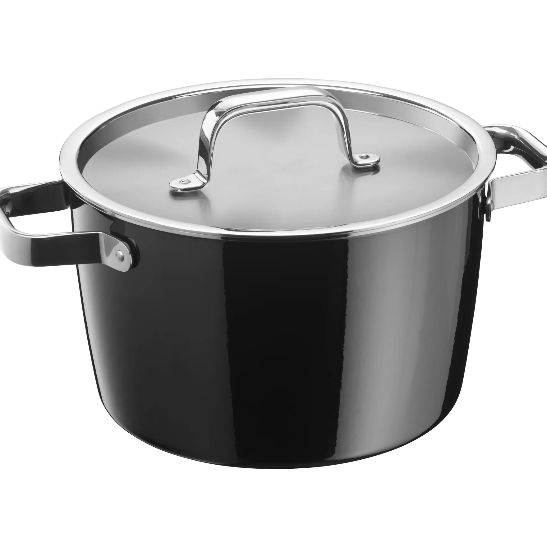 Kochtöpfe|Induktionstöpfe|WMF Fusiontec Aromatic Kochtopf, 22 cm, Schwarz
