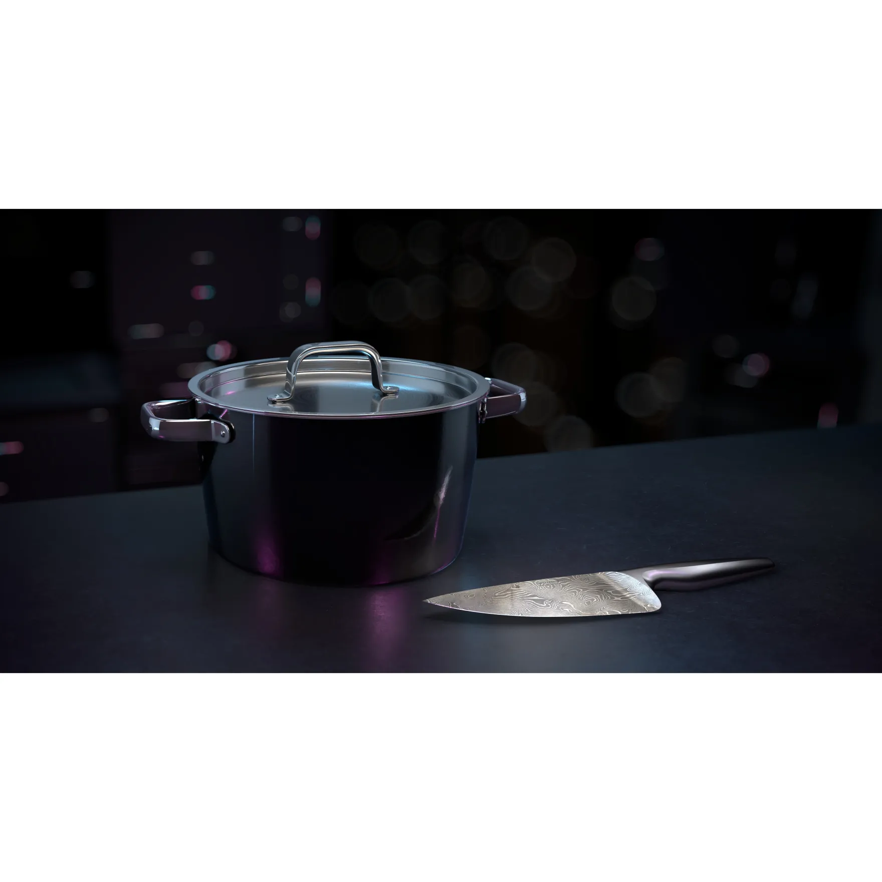 Kochtöpfe|Induktionstöpfe|WMF Fusiontec Aromatic Kochtopf, 22 cm, Schwarz