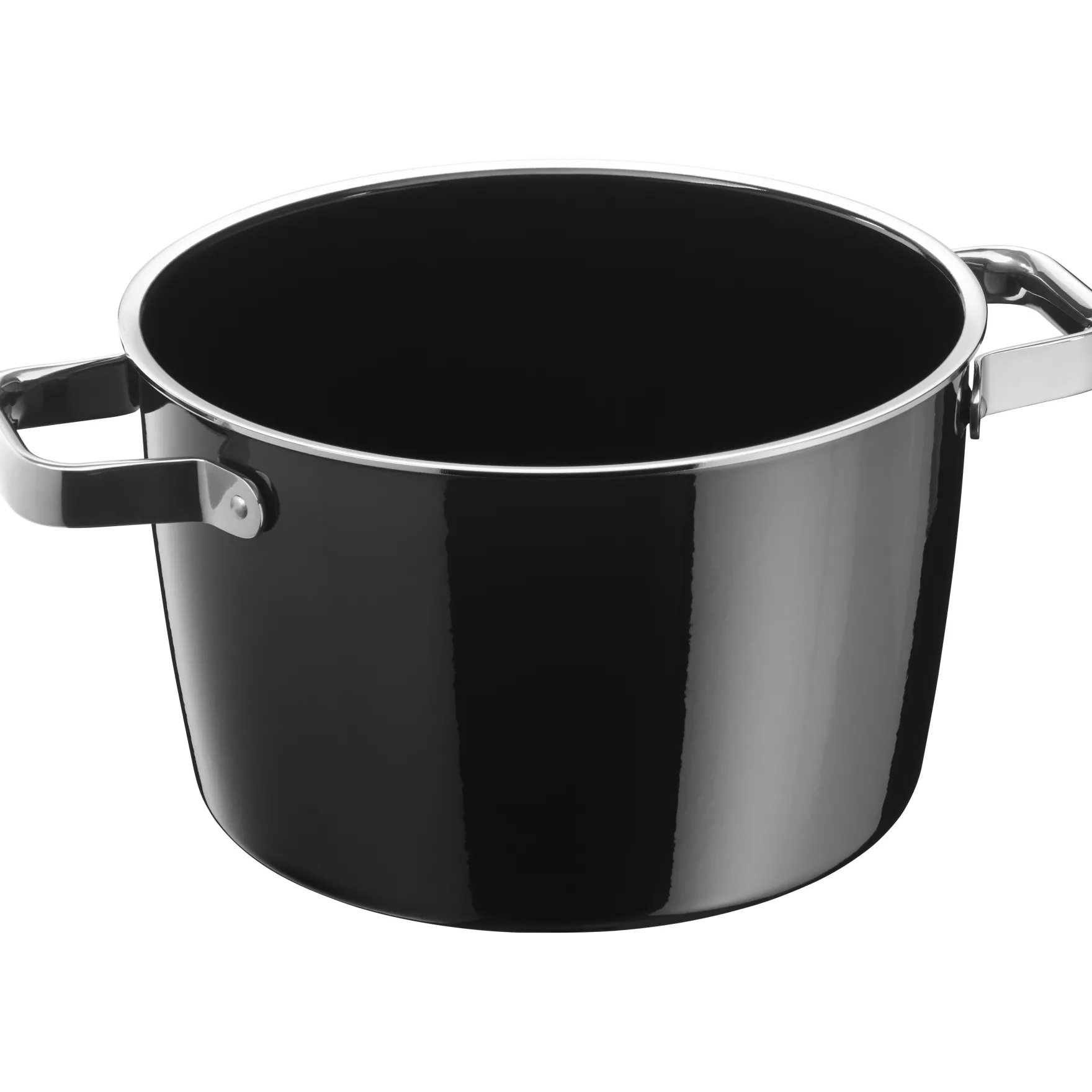 Kochtöpfe|Induktionstöpfe|WMF Fusiontec Aromatic Kochtopf, 22 cm, Schwarz