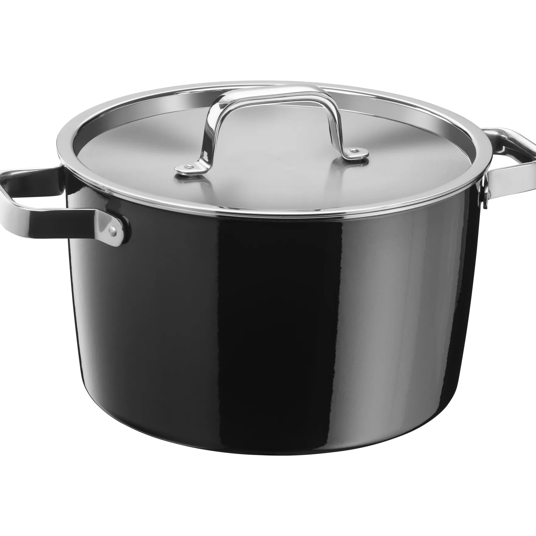 Kochtöpfe|Induktionstöpfe|WMF Fusiontec Aromatic Kochtopf, 24 cm, Black