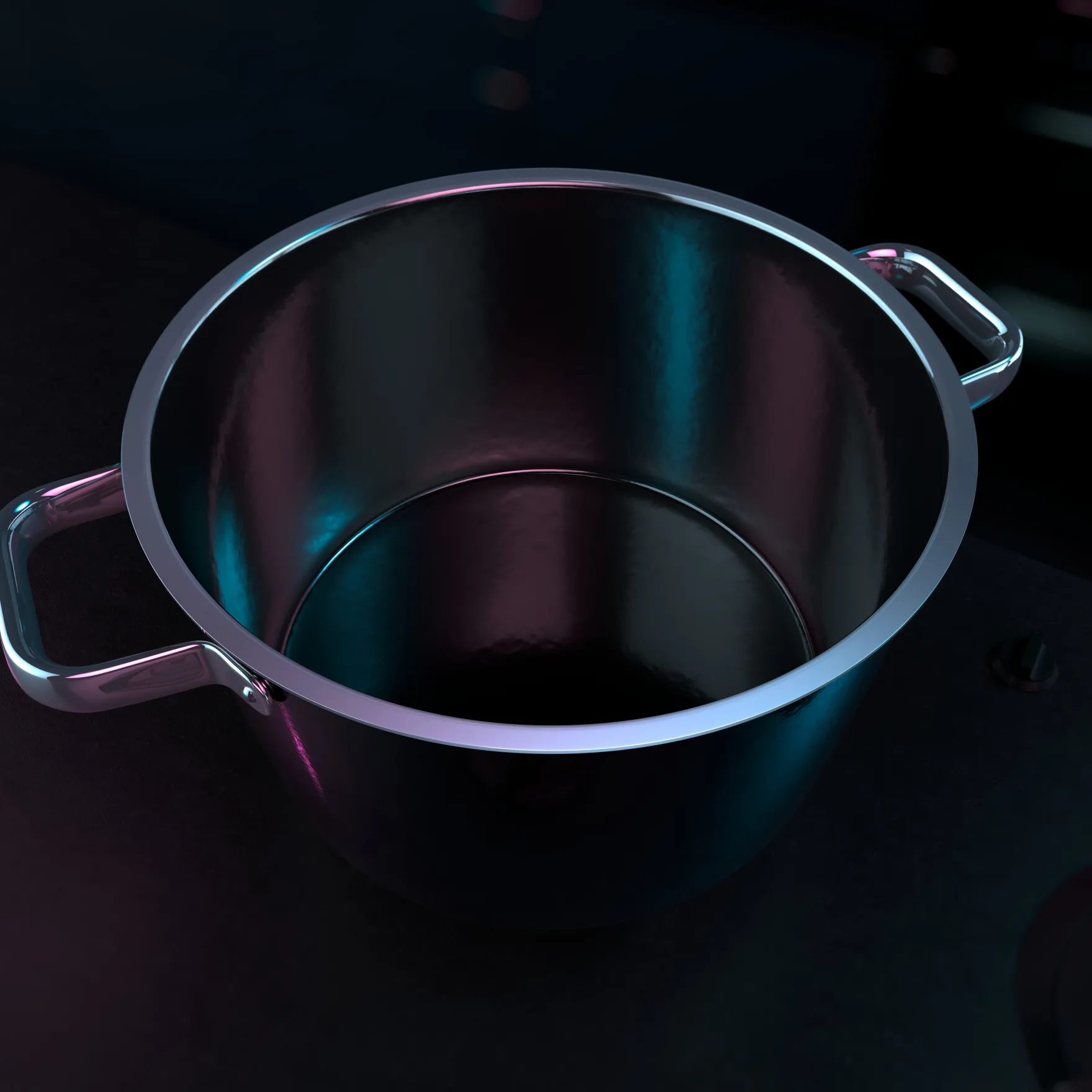 Kochtöpfe|Induktionstöpfe|WMF Fusiontec Aromatic Kochtopf, 24 cm, Black