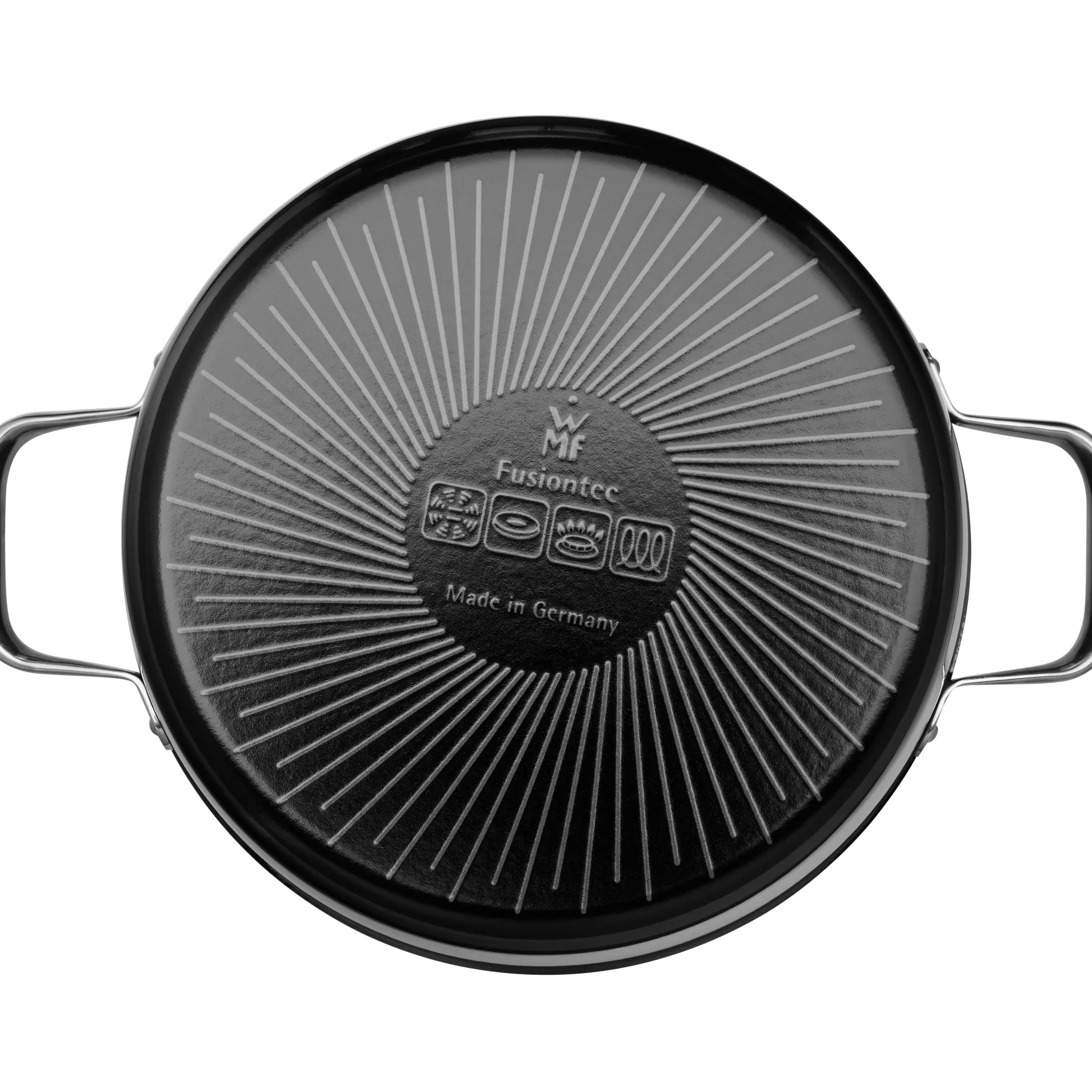 Kochtöpfe|Induktionstöpfe|WMF Fusiontec Aromatic Kochtopf, 24 cm, Black