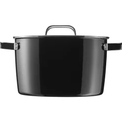 Kochtöpfe|Induktionstöpfe|WMF Fusiontec Aromatic Kochtopf, 24 cm, Black