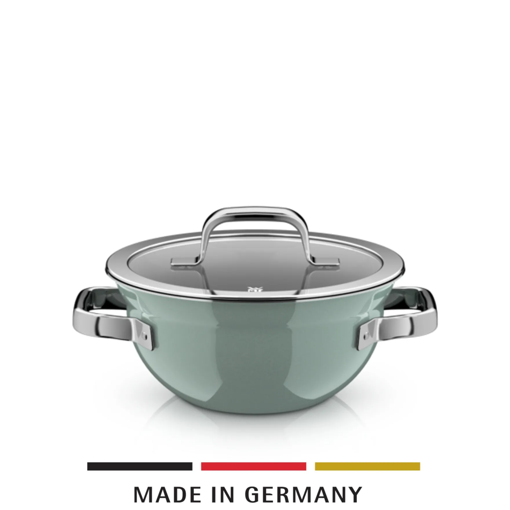 Kochtöpfe|WMF Fusiontec Mineral Pro, Kochschüssel mit Deckel, 20 cm, Eucalyptus Haze