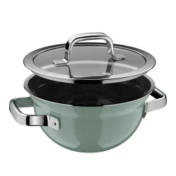 Kochtöpfe|WMF Fusiontec Mineral Pro, Kochschüssel mit Deckel, 20 cm, Eucalyptus Haze