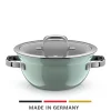 Kochtöpfe|WMF Fusiontec Mineral Pro, Kochschüssel mit Deckel, 24 cm, Eucalyptus Haze