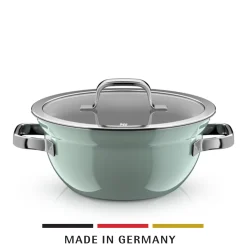 Kochtöpfe|WMF Fusiontec Mineral Pro, Kochschüssel mit Deckel, 24 cm, Eucalyptus Haze
