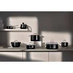 Kochtöpfe|Induktionstöpfe|WMF Fusiontec Mineral Pro, Kochschüssel mit Deckel, 20 cm, Black