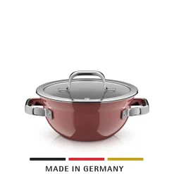 Induktionstöpfe|Kochtöpfe|WMF Fusiontec Mineral Pro, Kochschüssel mit Deckel, 20 cm, Rose Quartz