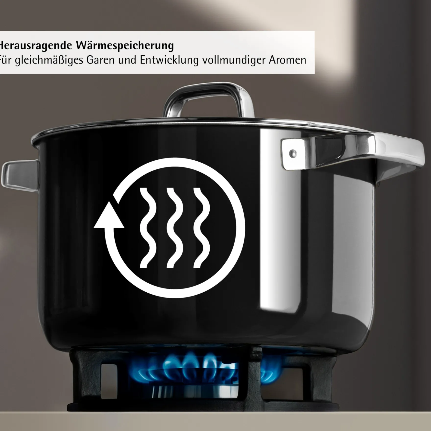 Induktionstöpfe|Induktionspfannen|WMF Fusiontec Mineral Pro, Schmortopf mit Deckel, 28 cm, Black