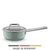Induktionstöpfe|WMF Fusiontec Mineral Pro, Stielkasserolle mit Deckel, 16 cm, Eucalyptus Haze