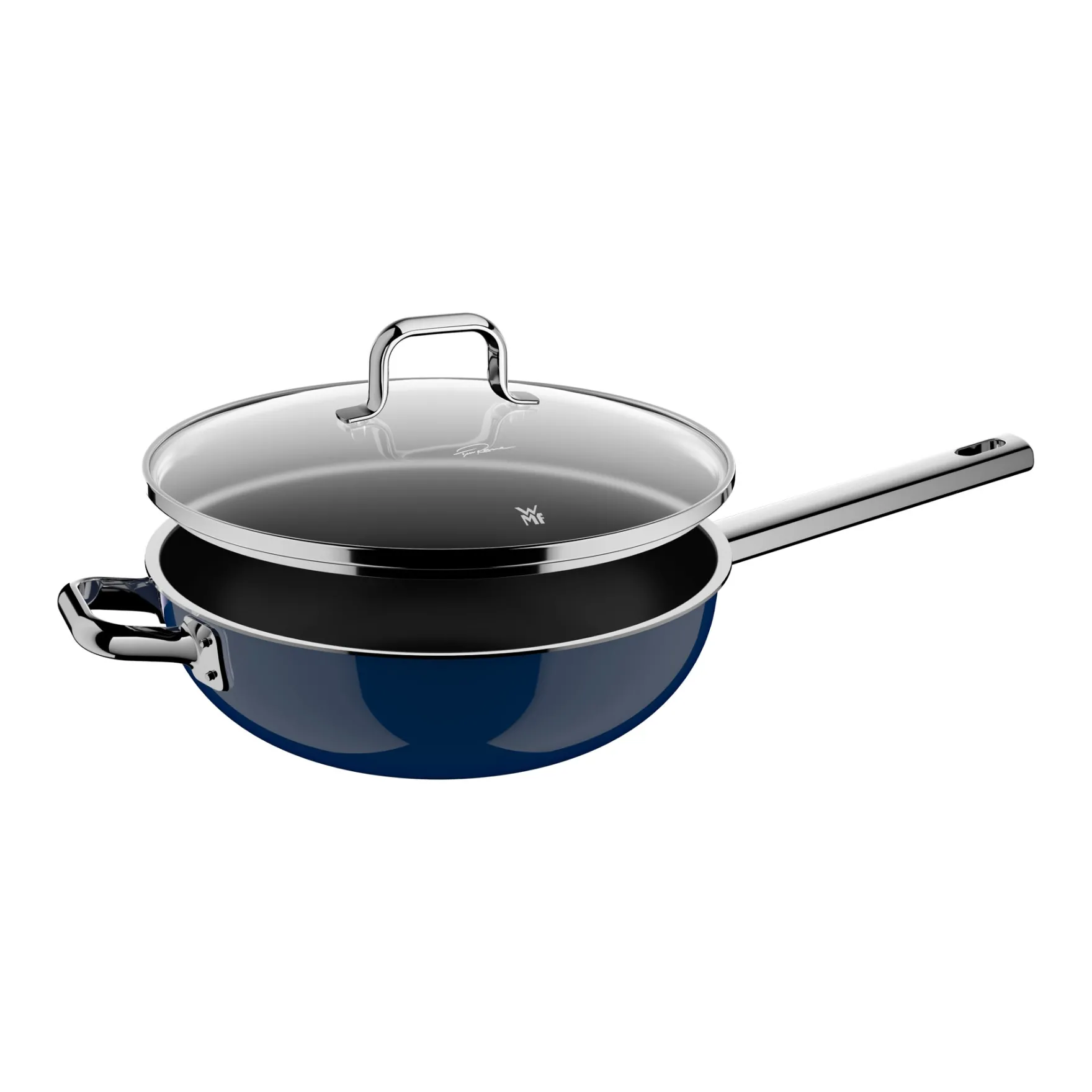 Woks|WMF Fusiontec Mineral Pro, Wok mit Deckel, 28 cm, Tim Raue Edition