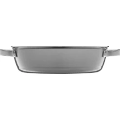 Schmorpfannen|Pfannen Mit Deckel|WMF Fusiontec Mineral Schmorpfanne mit Glasdeckel, 28 cm, Platinum