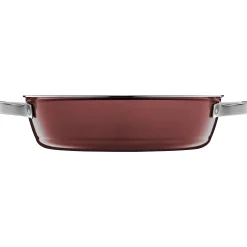 Schmorpfannen|Pfannen Mit Deckel|WMF Fusiontec Mineral Schmorpfanne mit Glasdeckel, 24 cm, Rose Quartz