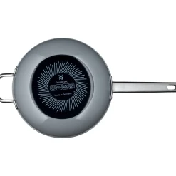 Woks|WMF Fusiontec Mineral Wok mit Glasdeckel, 28 cm, Platinum