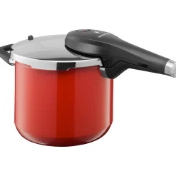 Schnellkochtöpfe|Induktionstöpfe|WMF Fusiontec Perfect Premium Schnellkochtopf, 22 cm, 6,5 l Red