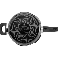 Schnellkochtöpfe|Induktionstöpfe|WMF Fusiontec Perfect Premium Schnellkochtopf, 22 cm, 6,5 Liter, Black