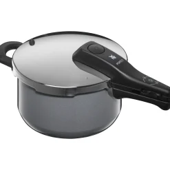 Schnellkochtöpfe|Induktionstöpfe|WMF Fusiontec Perfect Schnellkochtopf, 22 cm, 4,5 l Platinum
