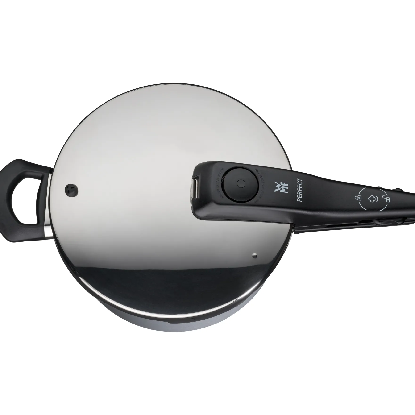 Schnellkochtöpfe|Induktionstöpfe|WMF Fusiontec Perfect Schnellkochtopf, 22 cm, 4,5 l Platinum