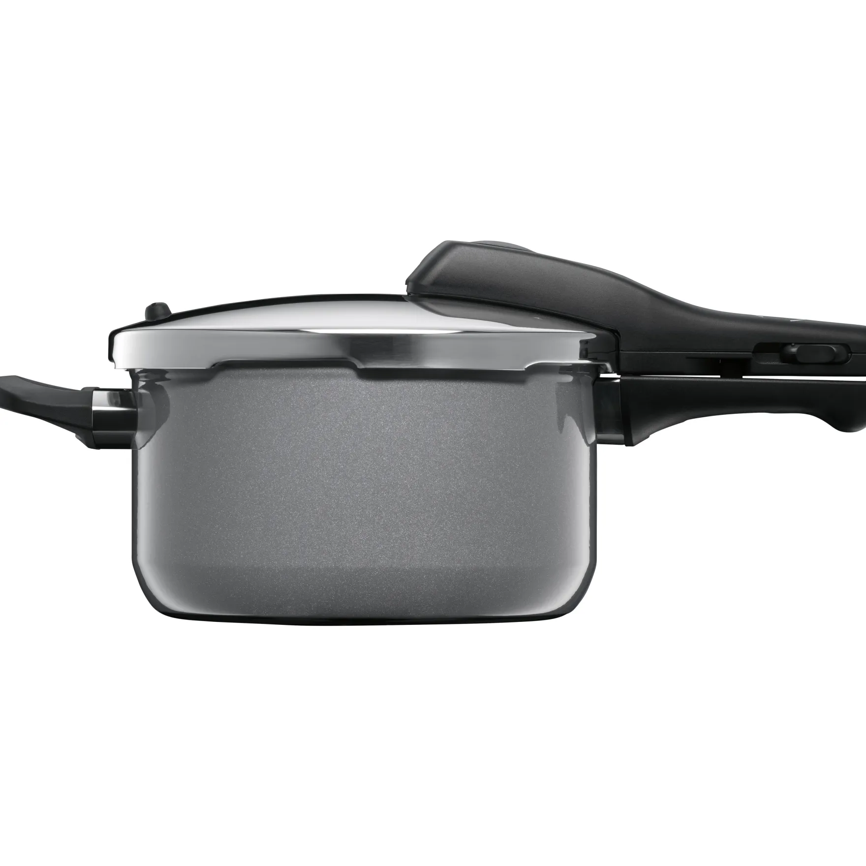 Schnellkochtöpfe|Induktionstöpfe|WMF Fusiontec Perfect Schnellkochtopf, 22 cm, 4,5 l Platinum