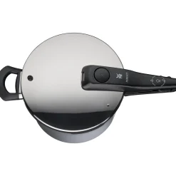 Schnellkochtöpfe|Induktionstöpfe|WMF Fusiontec Perfect Schnellkochtopf, 22 cm, 6,5 l, Platinum