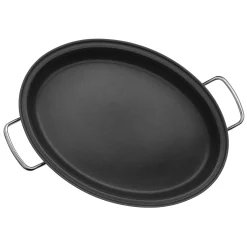 Pfannen Mit Deckel|Induktionspfannen|WMF Gourmet-/Fischpfanne mit Glasdeckel, oval, 38 x 26 cm