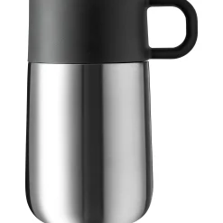 Thermobecher|WMF Impulse Travel Mug Thermobecher, 0,3 l, Edelstahl gebürstet