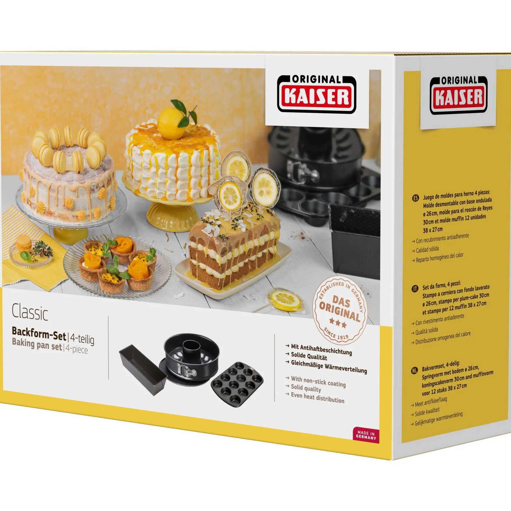 Backformen|WMF KAISER Classic Backformen-Set, 4-teilig