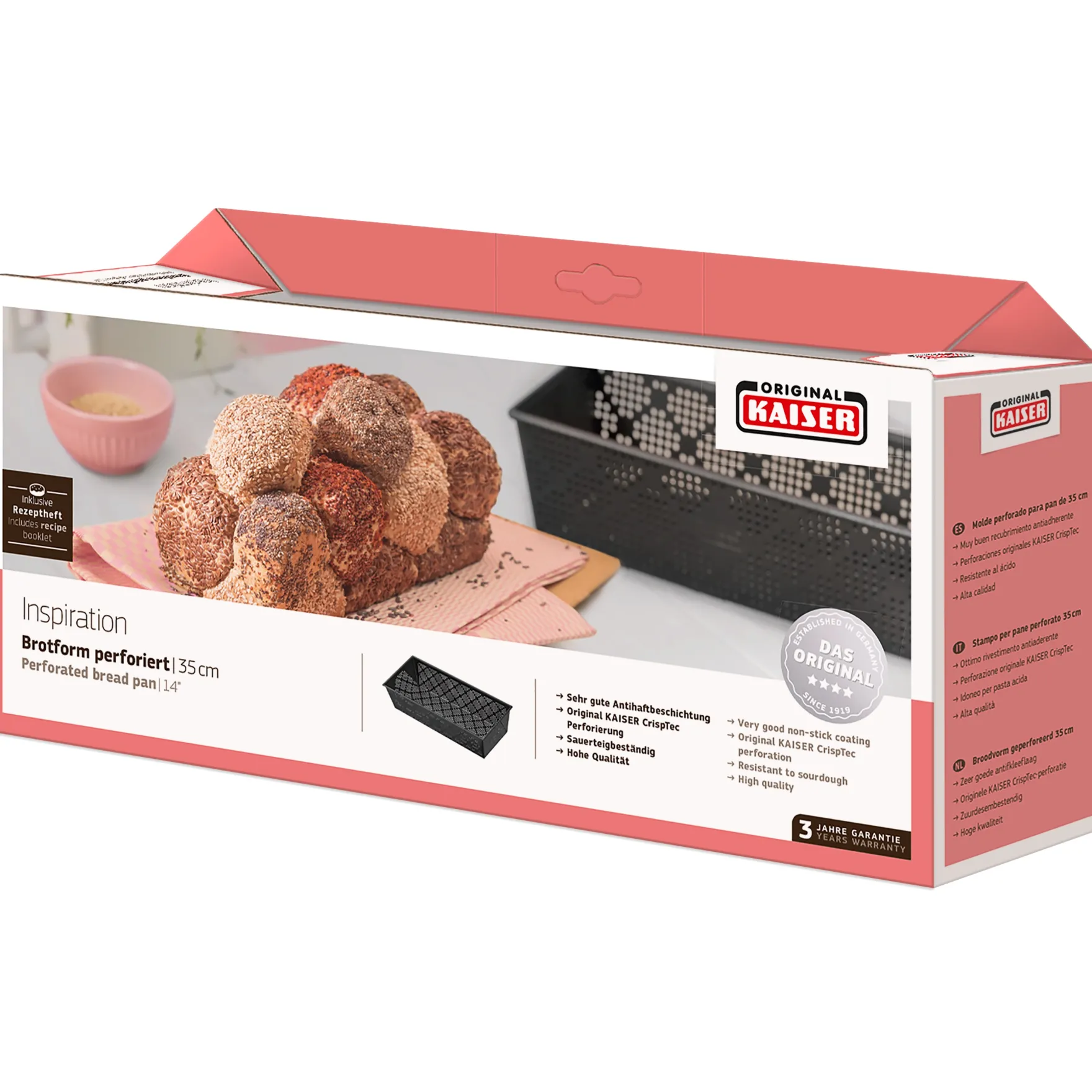 Backformen|WMF KAISER Inspiration Brotbackform, perforiert, 35 cm