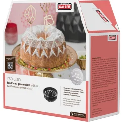 Backformen|WMF KAISER Inspiration Bundform geometrisch, 25 cm