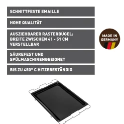 Backbleche|WMF KAISER Inspiration Herdbackblech verstellbar, 41-51 x 33 cm