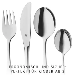Kinderbestecke|Besteck-Sets|WMF Kinderbesteck-Set Tiere, 4-teilig