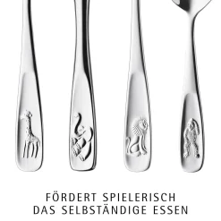 Kinderbestecke|Besteck-Sets|WMF Kinderbesteck-Set Tiere, 4-teilig
