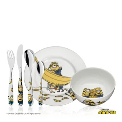 Teller|Kindergeschirr|WMF Kindergeschirr-Set Minions®, 6-teilig