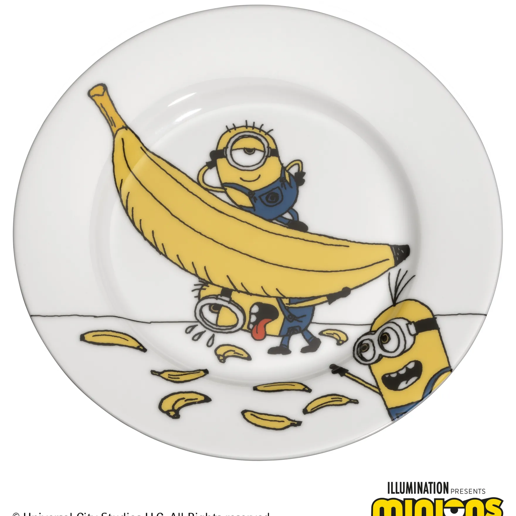 Teller|Kindergeschirr|WMF Kindergeschirr-Set Minions®, 6-teilig