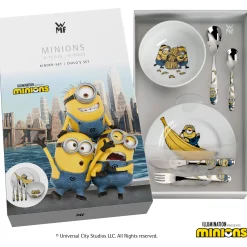 Teller|Kindergeschirr|WMF Kindergeschirr-Set Minions®, 6-teilig