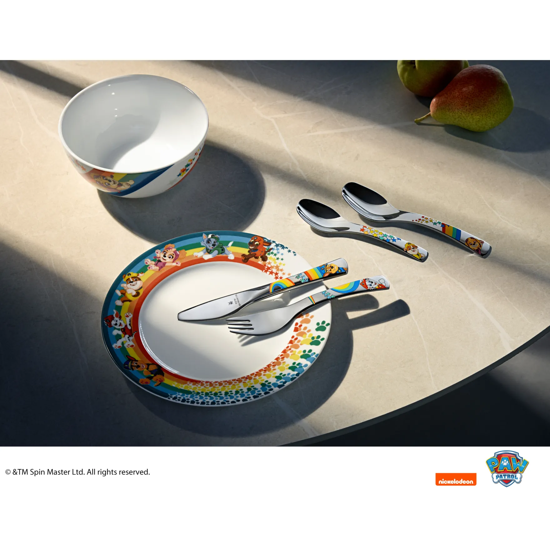 Teller|Kindergeschirr|WMF Kindergeschirr-Set PAW Patrol, 6-teilig