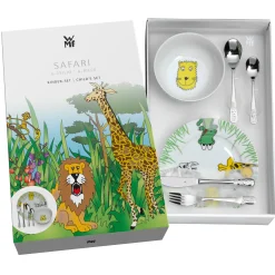 Teller|Kindergeschirr|WMF Kindergeschirr-Set Safari, 6-teilig