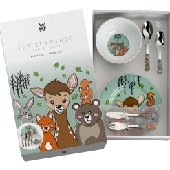 Teller|Kindergeschirr|WMF Kindergeschirr-Set Waldfreunde, 6-teilig